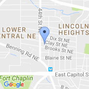 map 4400 BROOKS STREET NE