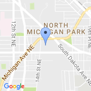 map 1401 MICHIGAN AVE NE