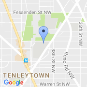 map 3950 CHESAPEAKE STREET NW