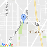 map 1300 Allison St. NW