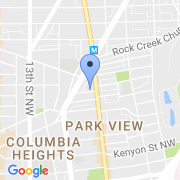 map 3600 GEORGIA AVENUE NW