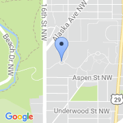 map 1400 MAIN DRIVE NW