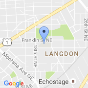 map 1900 EVARTS STREET NE