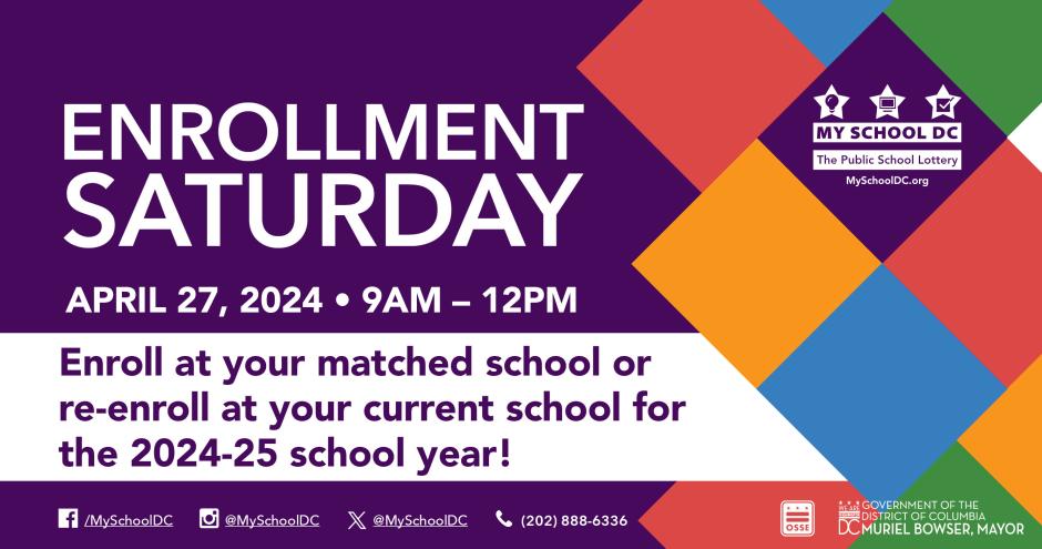 Enrollment Saturday 2024 | My School DC